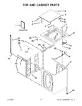 Diagram for 02 - Top And Cabinet Parts