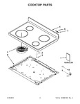 Diagram for 02 - Cooktop Parts