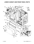 Diagram for 02 - Lower Cabinet And Front Panel Parts