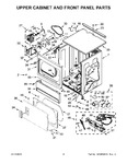 Diagram for 03 - Upper Cabinet And Front Panel Parts