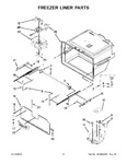 Diagram for 04 - Freezer Liner Parts