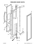 Diagram for 11 - Freezer Door Parts