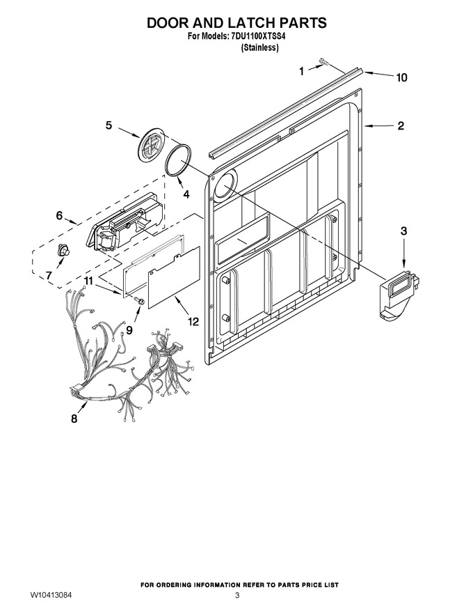 Diagram for 7DU1100XTSS4
