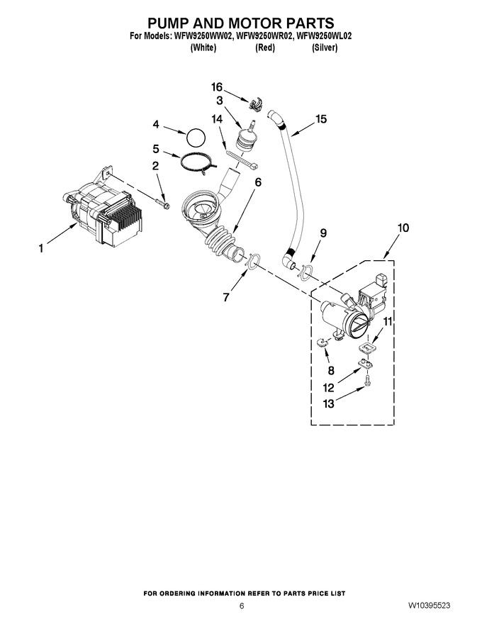 Diagram for WFW9250WW02