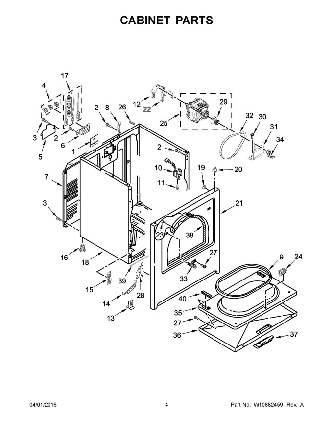 Diagram for WED4916FW0
