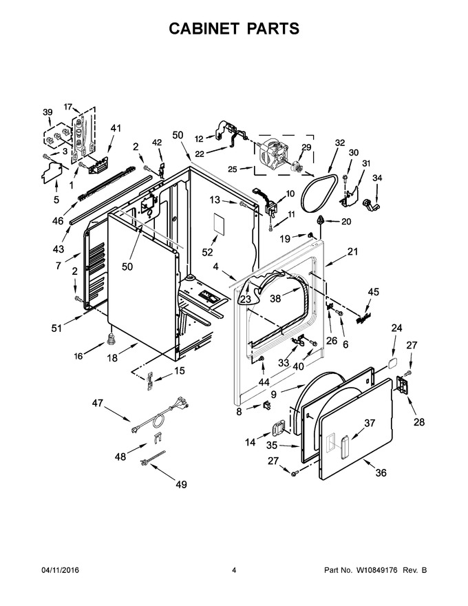 Diagram for YWED7300DW1
