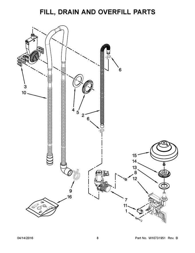 Diagram for WDF760SADM0