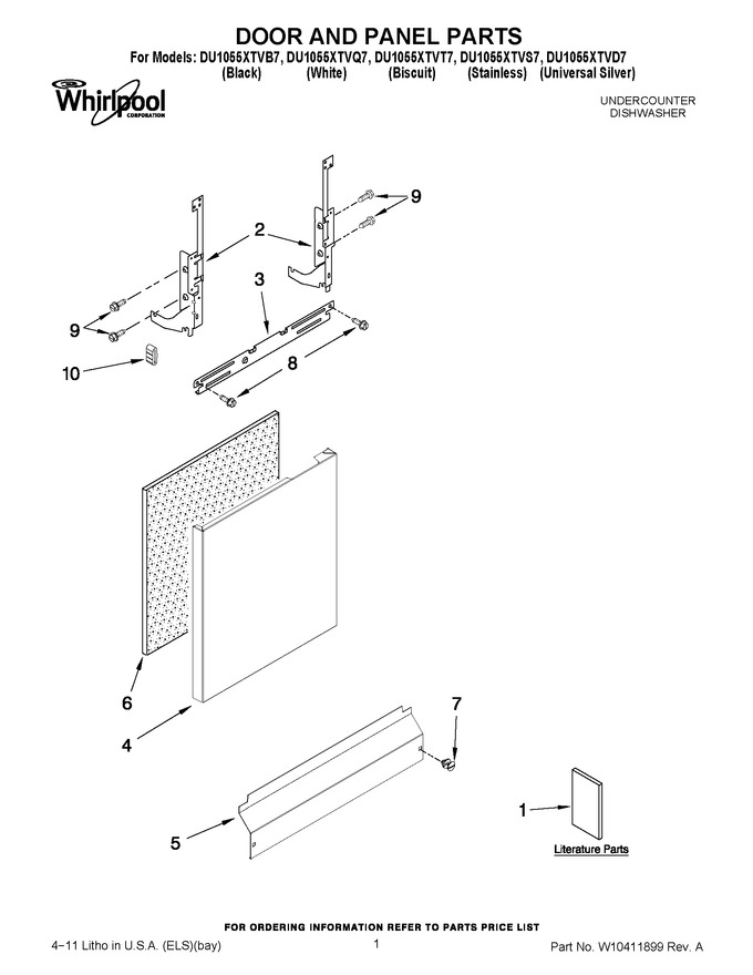Diagram for DU1055XTVT7