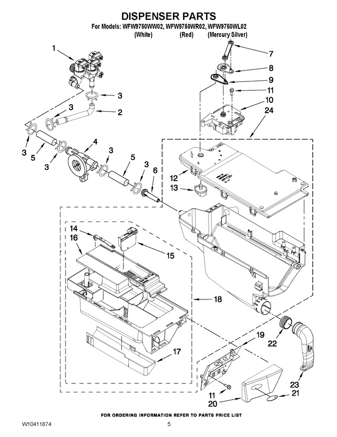 Diagram for WFW9750WR02