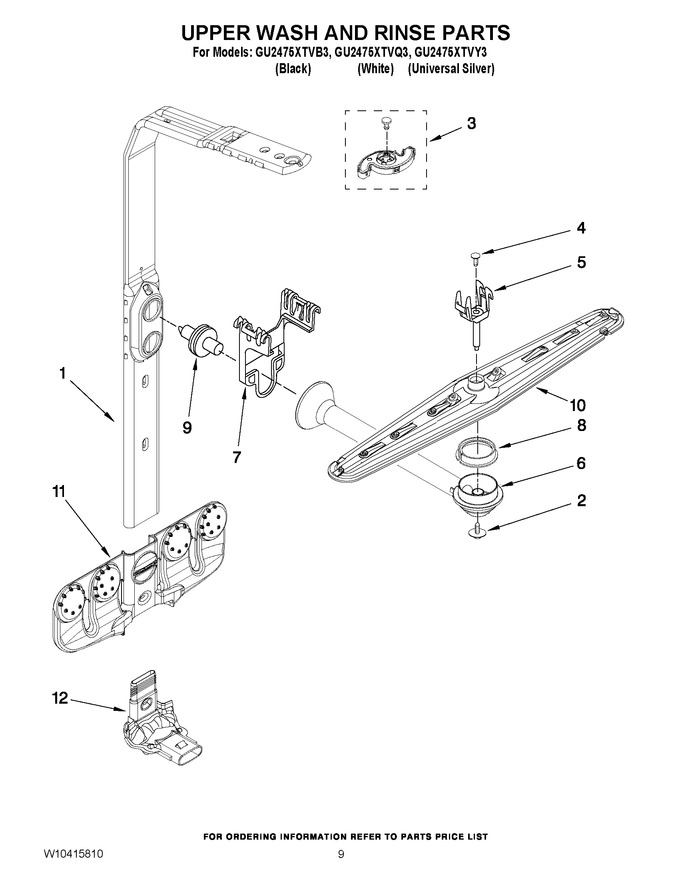 Diagram for GU2475XTVB3