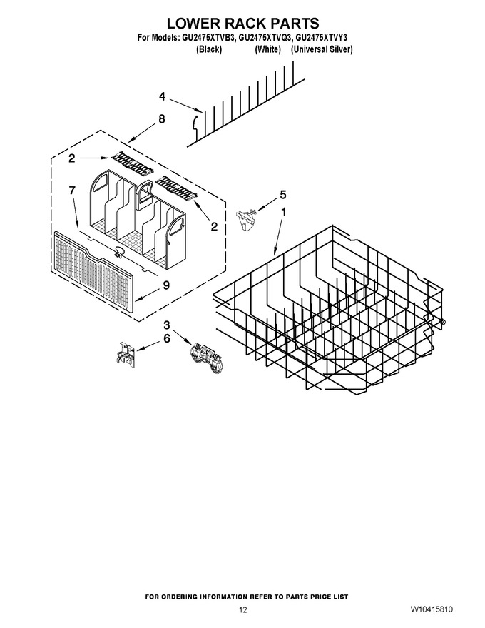 Diagram for GU2475XTVQ3