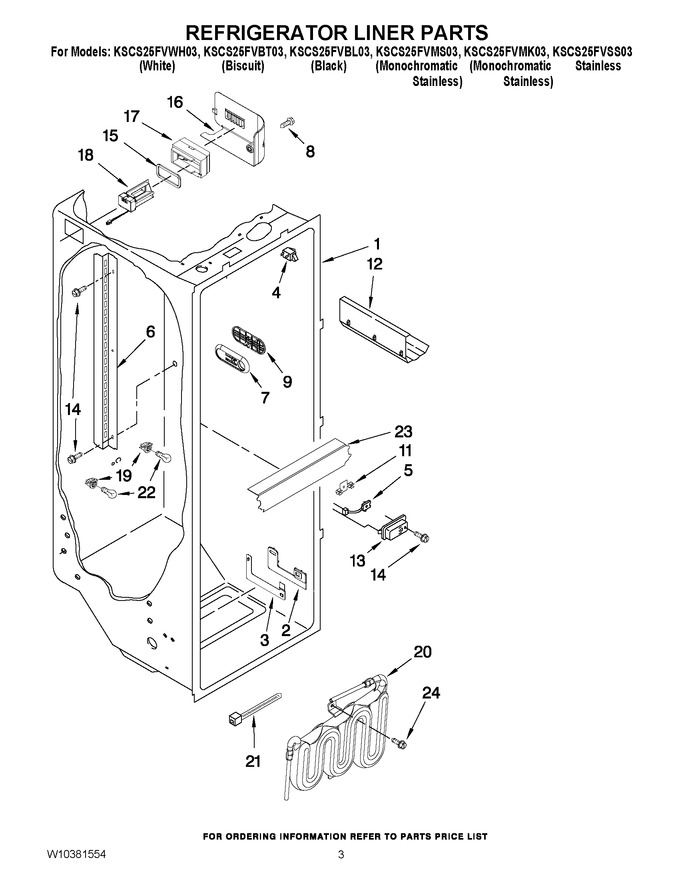 Diagram for KSCS25FVWH03