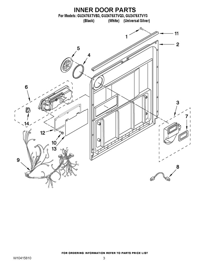 Diagram for GU2475XTVB3