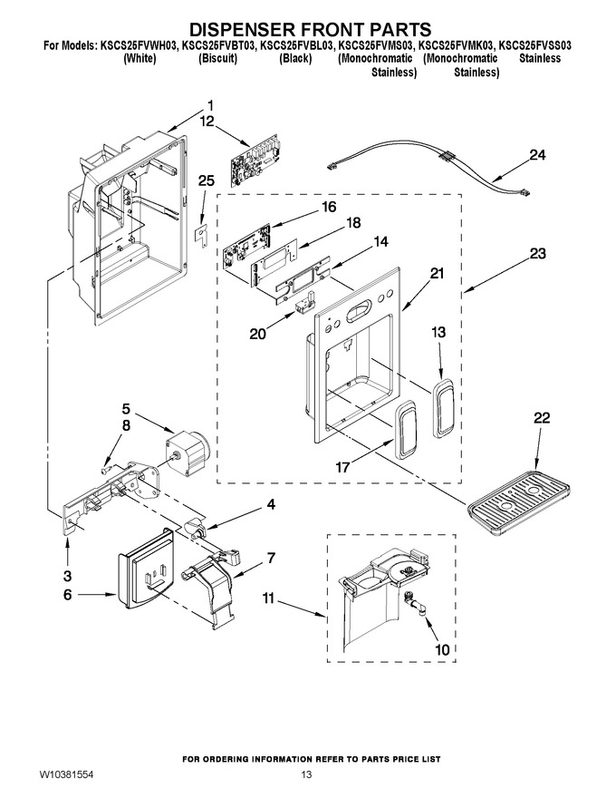Diagram for KSCS25FVMK03