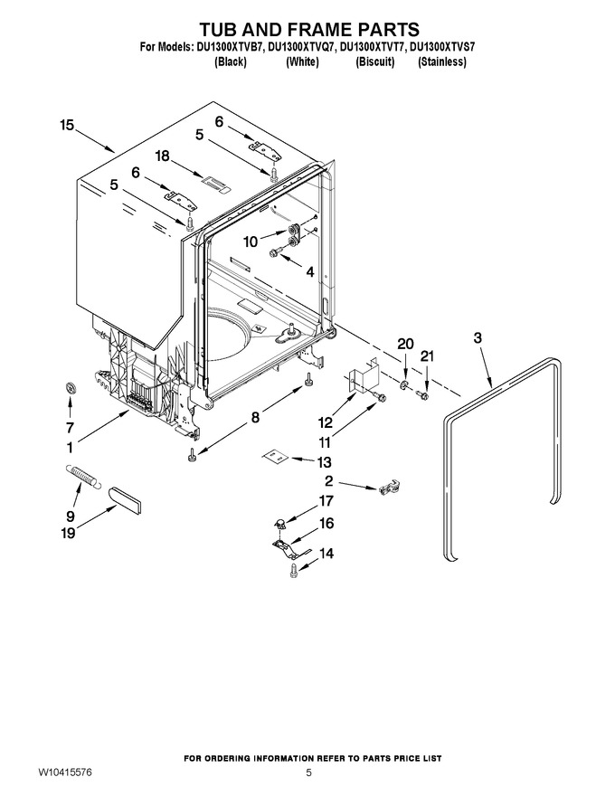 Diagram for DU1300XTVB7
