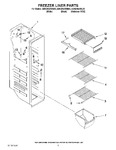Diagram for 04 - Freezer Liner Parts