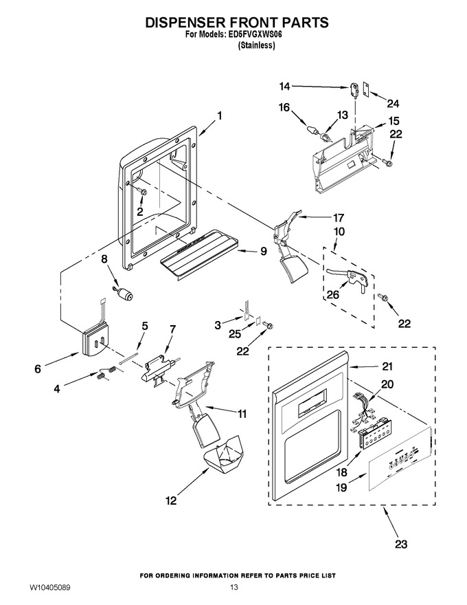 Diagram for ED5FVGXWS06