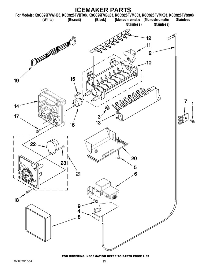 Diagram for KSCS25FVWH03