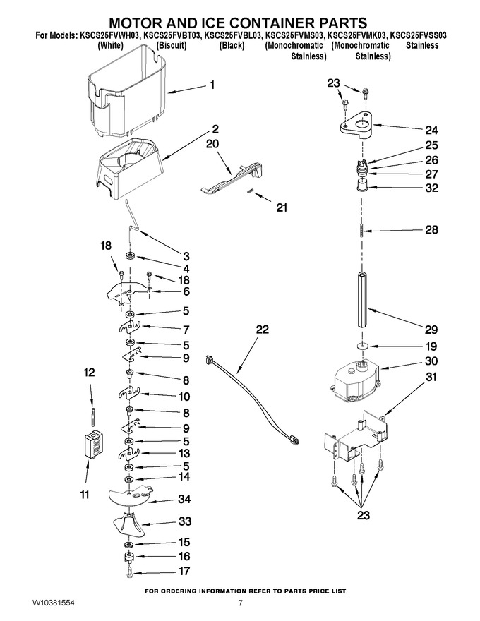Diagram for KSCS25FVMK03