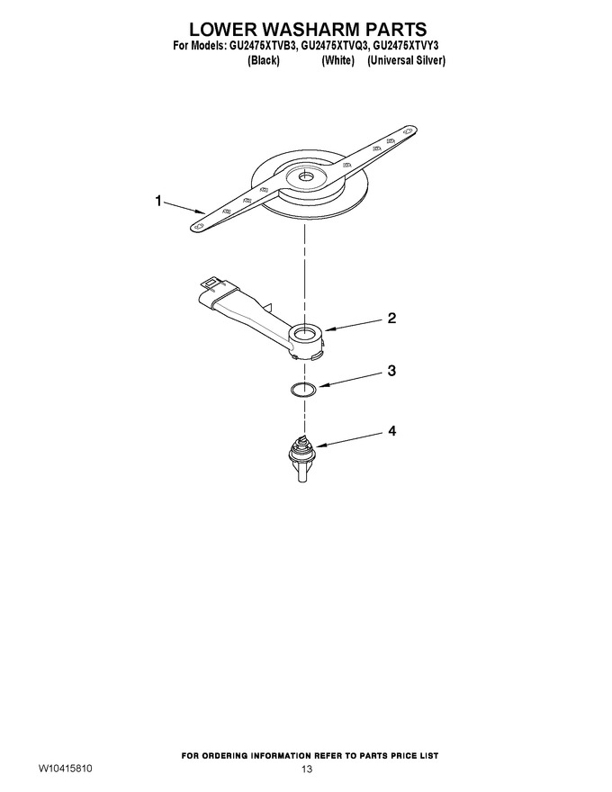 Diagram for GU2475XTVB3