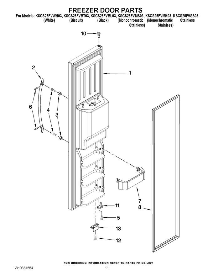 Diagram for KSCS25FVWH03