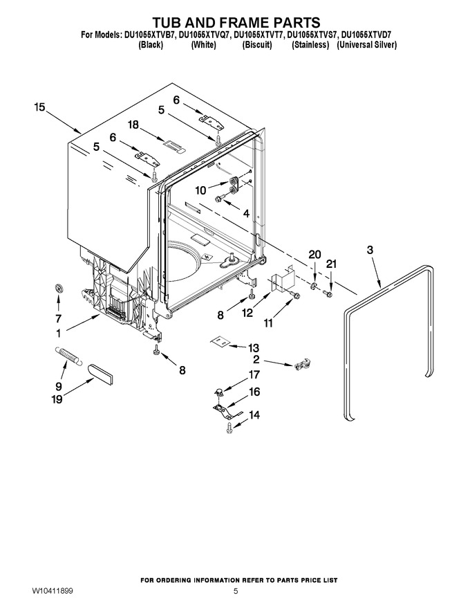 Diagram for DU1055XTVT7