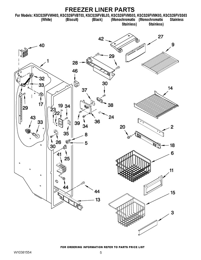 Diagram for KSCS25FVWH03