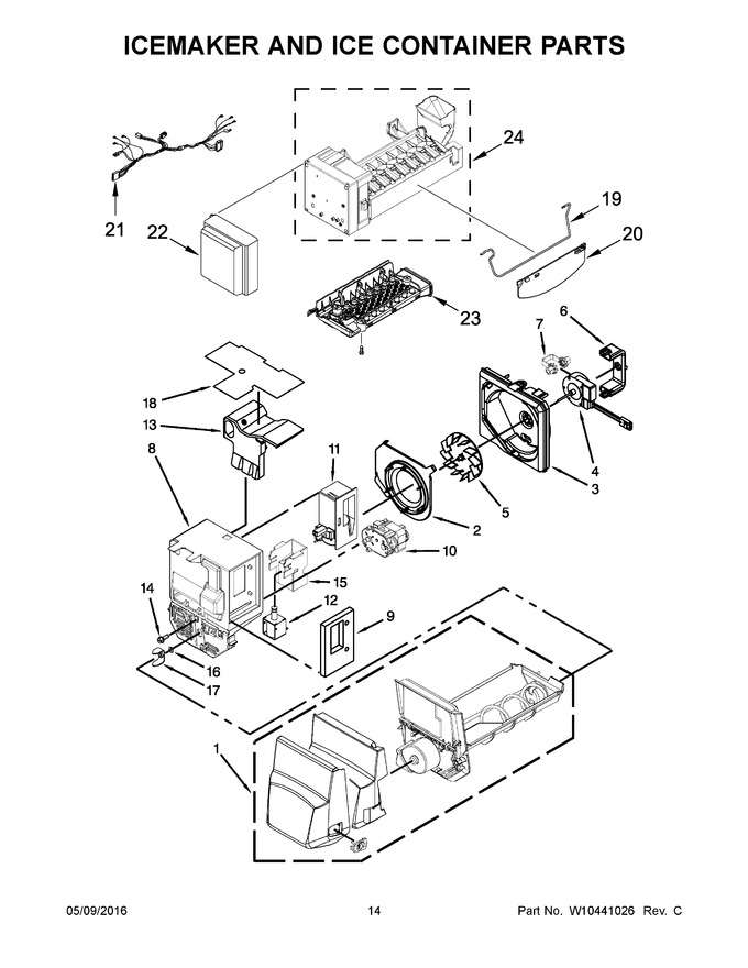 Diagram for KFXS25RYWH2