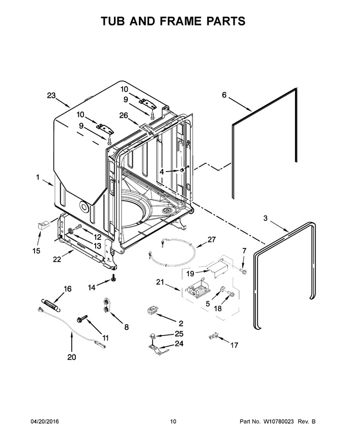 Diagram for WDF760SADM1