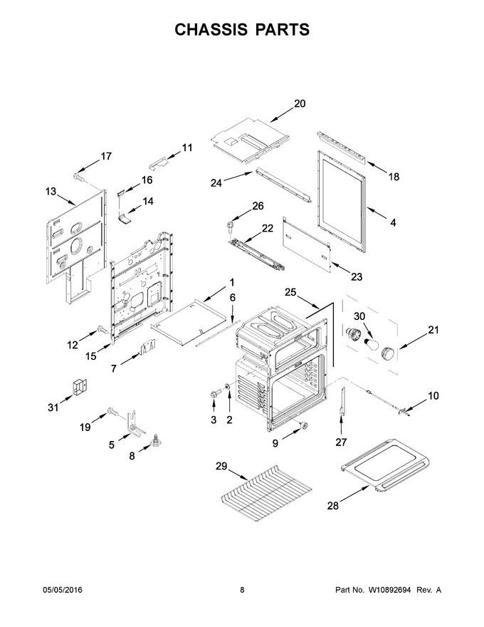 Diagram for WGG555S0BW07