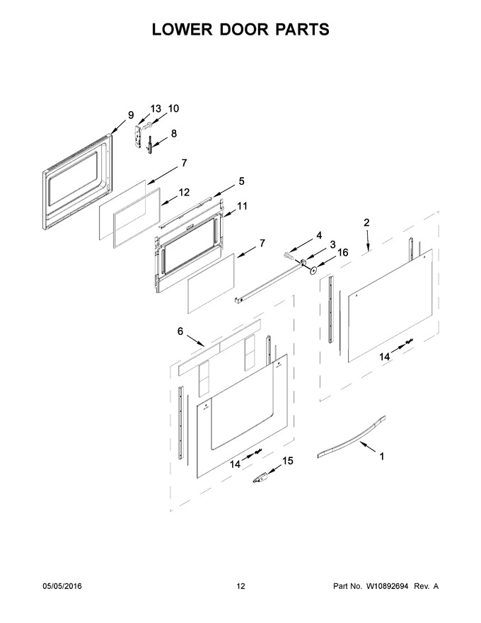 Diagram for WGG555S0BW07
