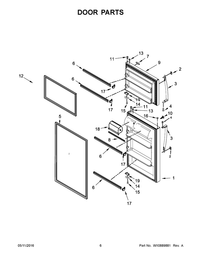 Diagram for WRT314TFDB01