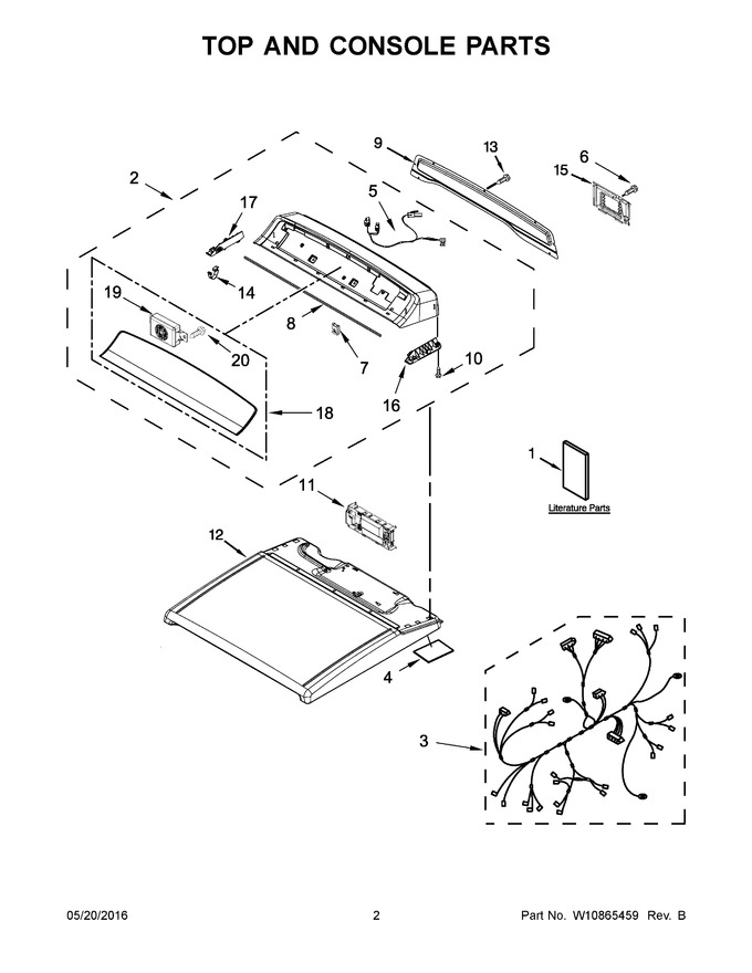 Diagram for WED8500DW3