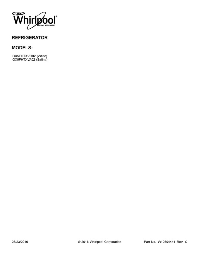 Diagram for GX5FHTXVQ02