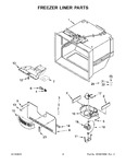 Diagram for 03 - Freezer Liner Parts