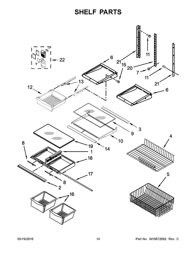 Diagram for WRB119WFBB00