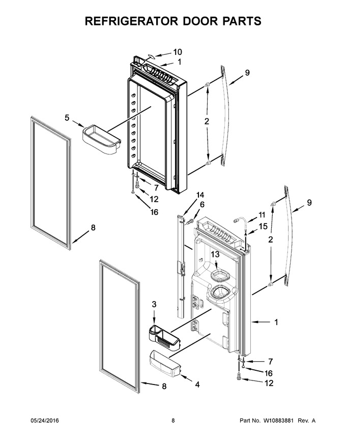 Diagram for WRF555SDFZ00