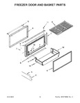 Diagram for 08 - Freezer Door And Basket Parts