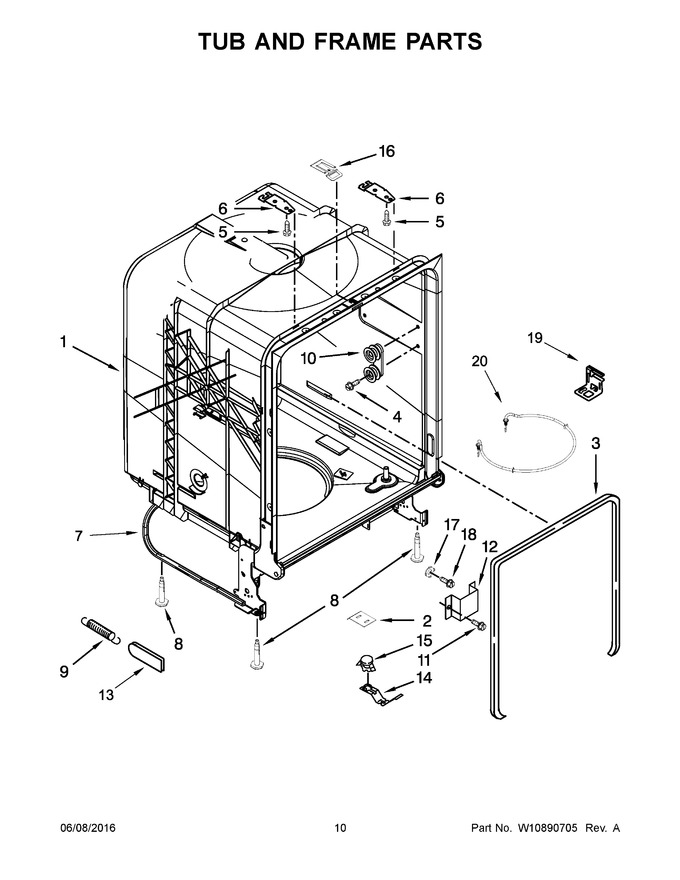 Diagram for WDF120PAFT0