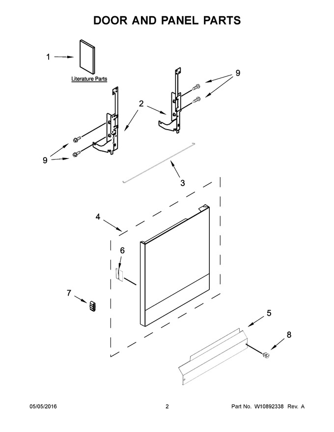 Diagram for WDP340PAFW0