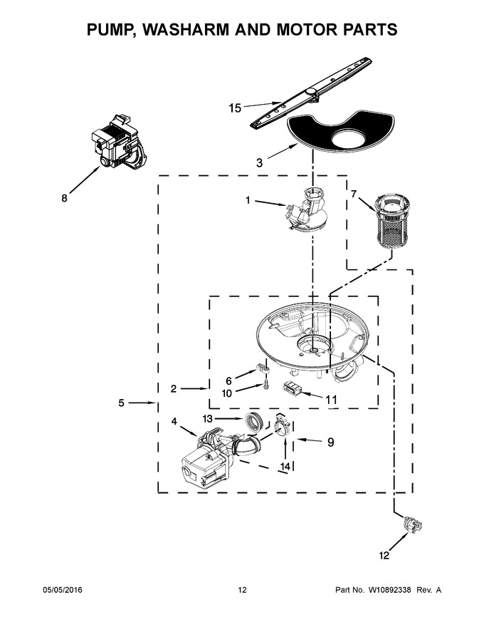 Diagram for WDP340PAFW0