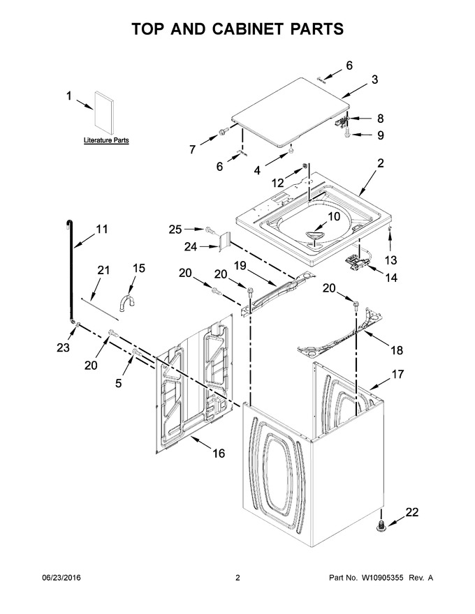 Diagram for 2DWTW4705EW1