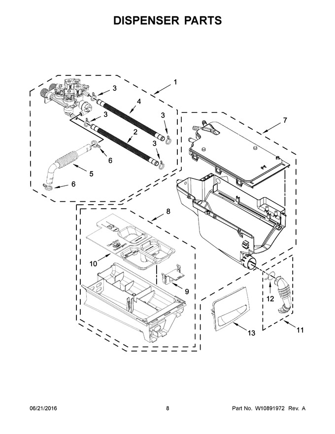 Diagram for WFW8540FW0
