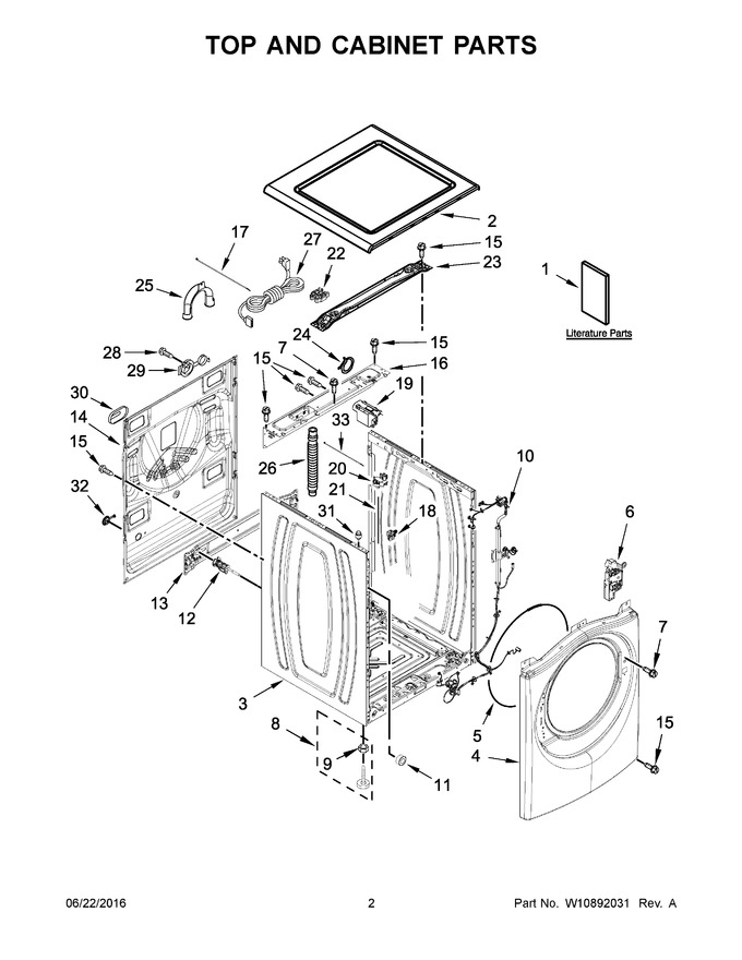 Diagram for WFW85HEFW0