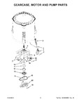 Diagram for 05 - Gearcase, Motor And Pump Parts