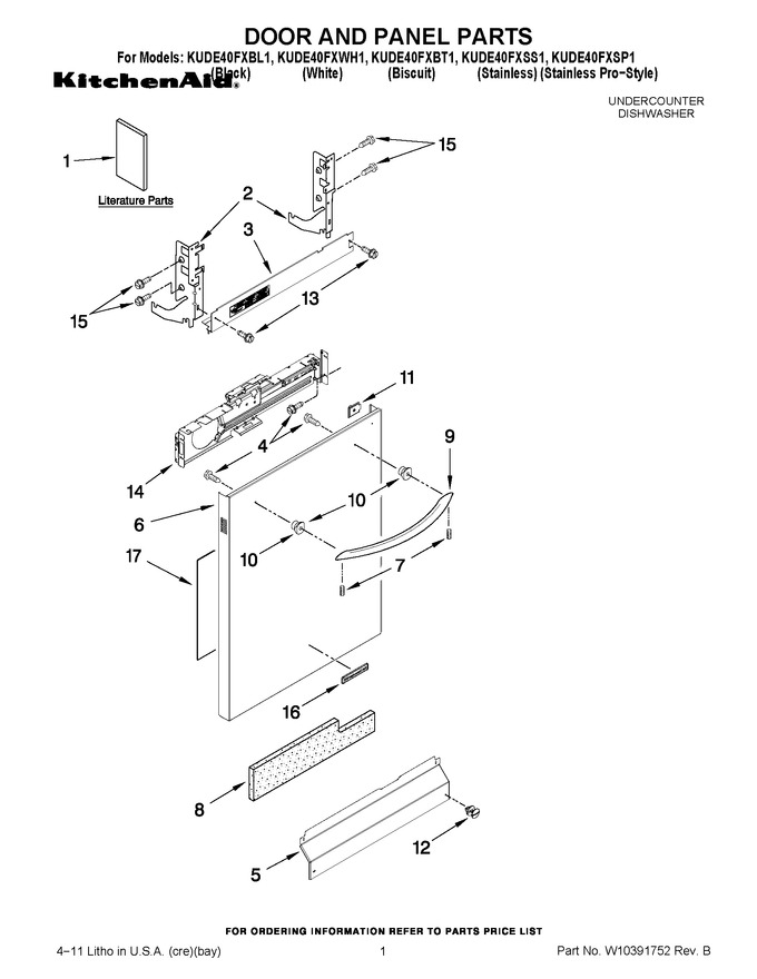Diagram for KUDE40FXSP1