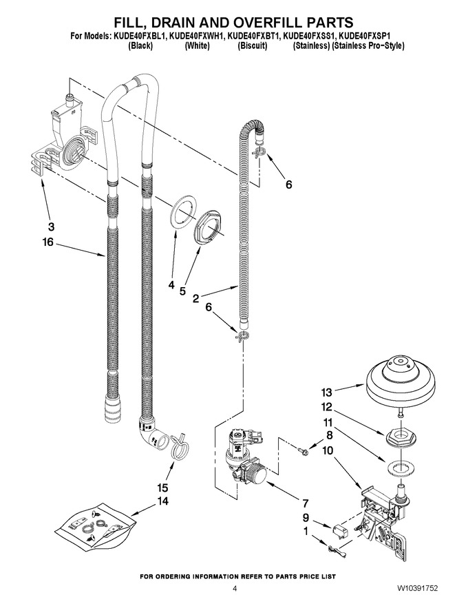 Diagram for KUDE40FXWH1
