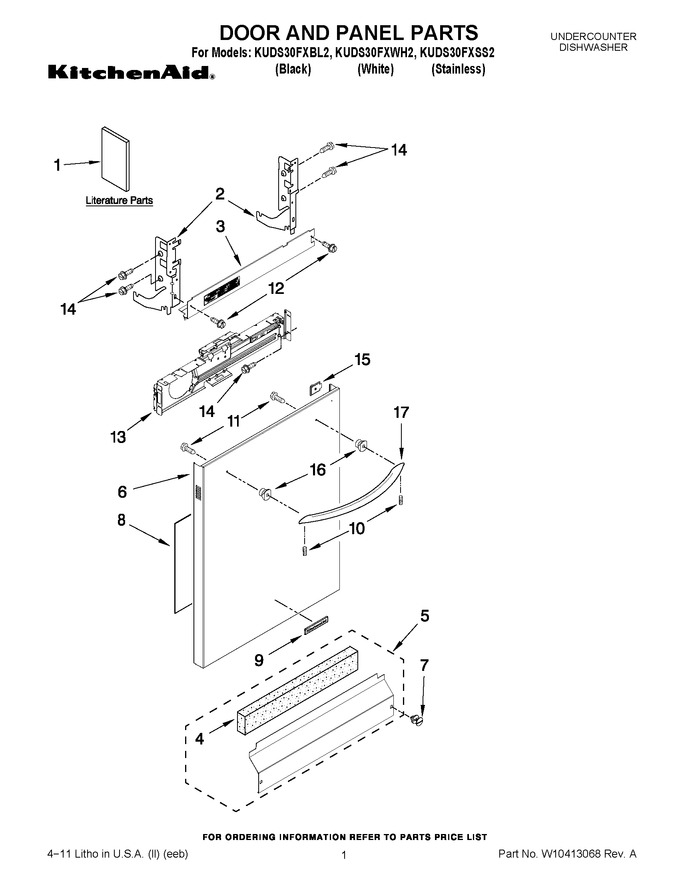 Diagram for KUDS30FXWH2