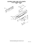 Diagram for 02 - Control Panel And Latch Parts