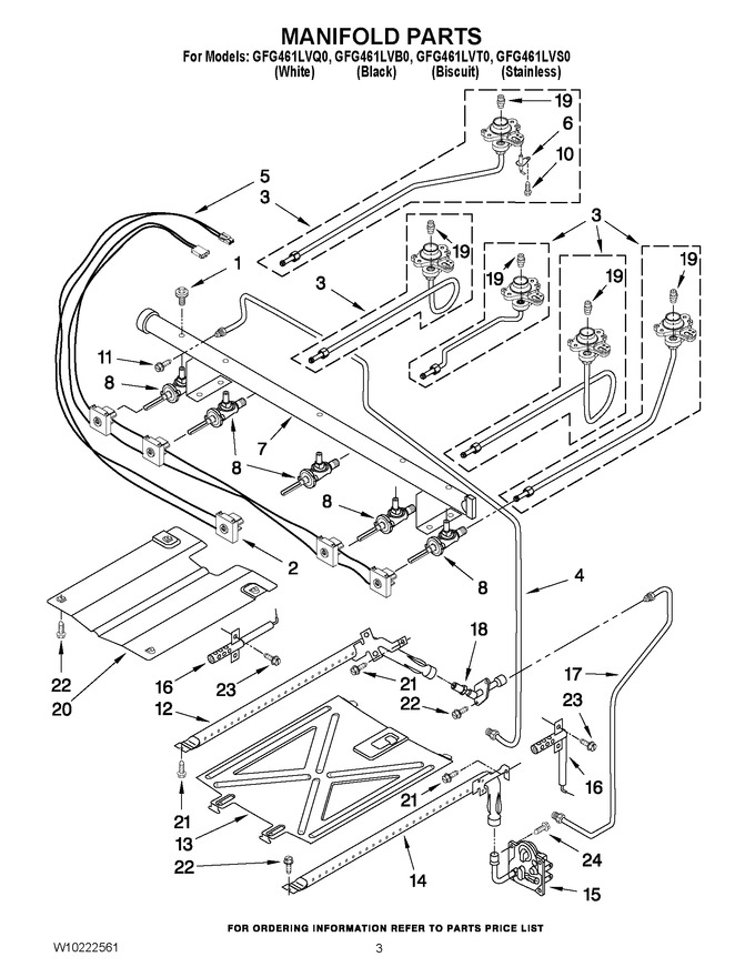 Diagram for GFG461LVT0
